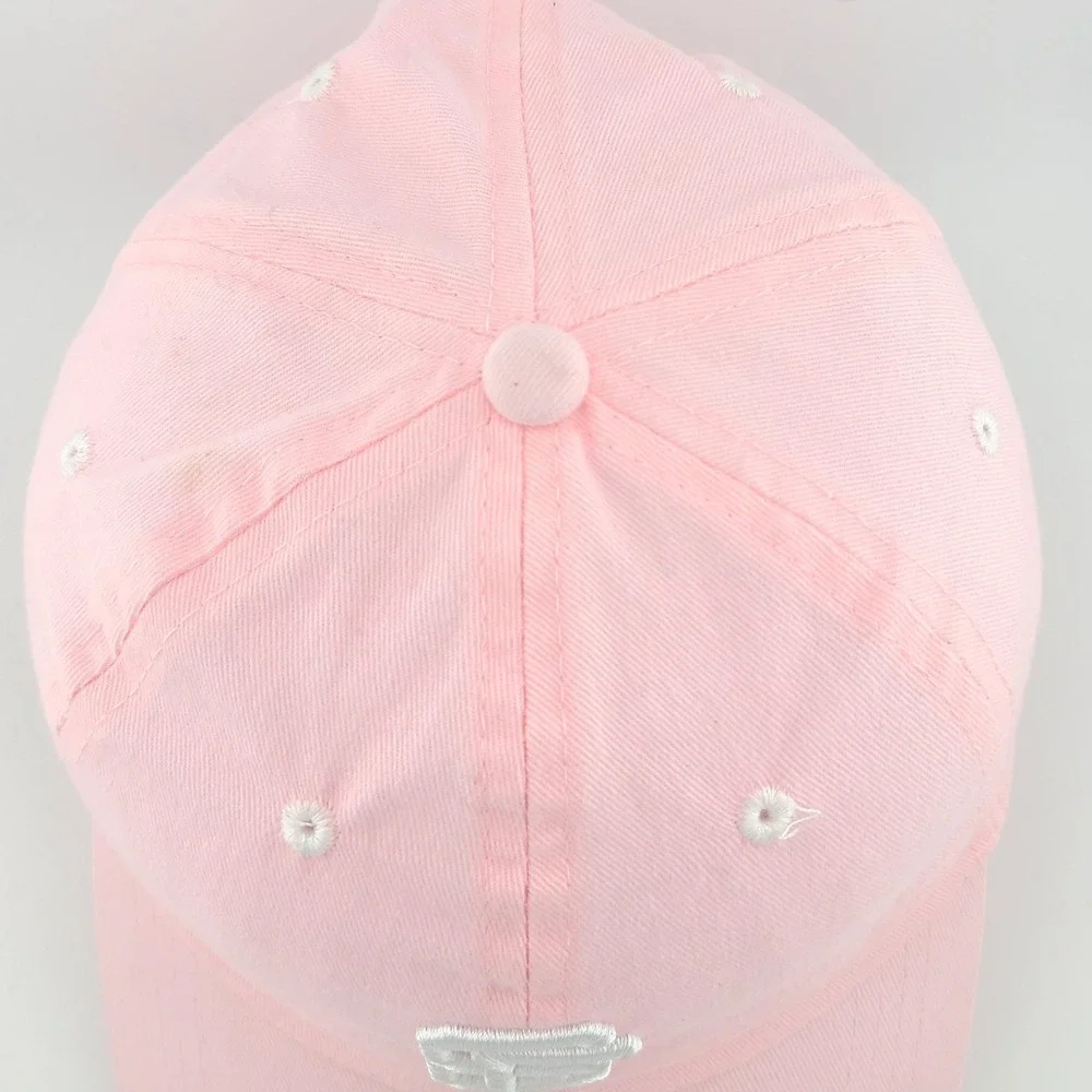 BWM Global San Francisco Giants Baseball Cap Mens Pink Rhinestone Genentech Hat